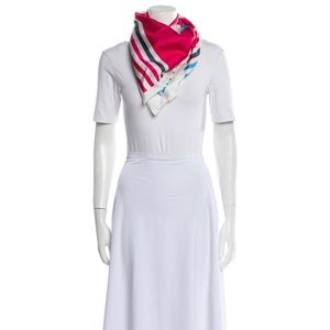 Authentic chanel silk scarf